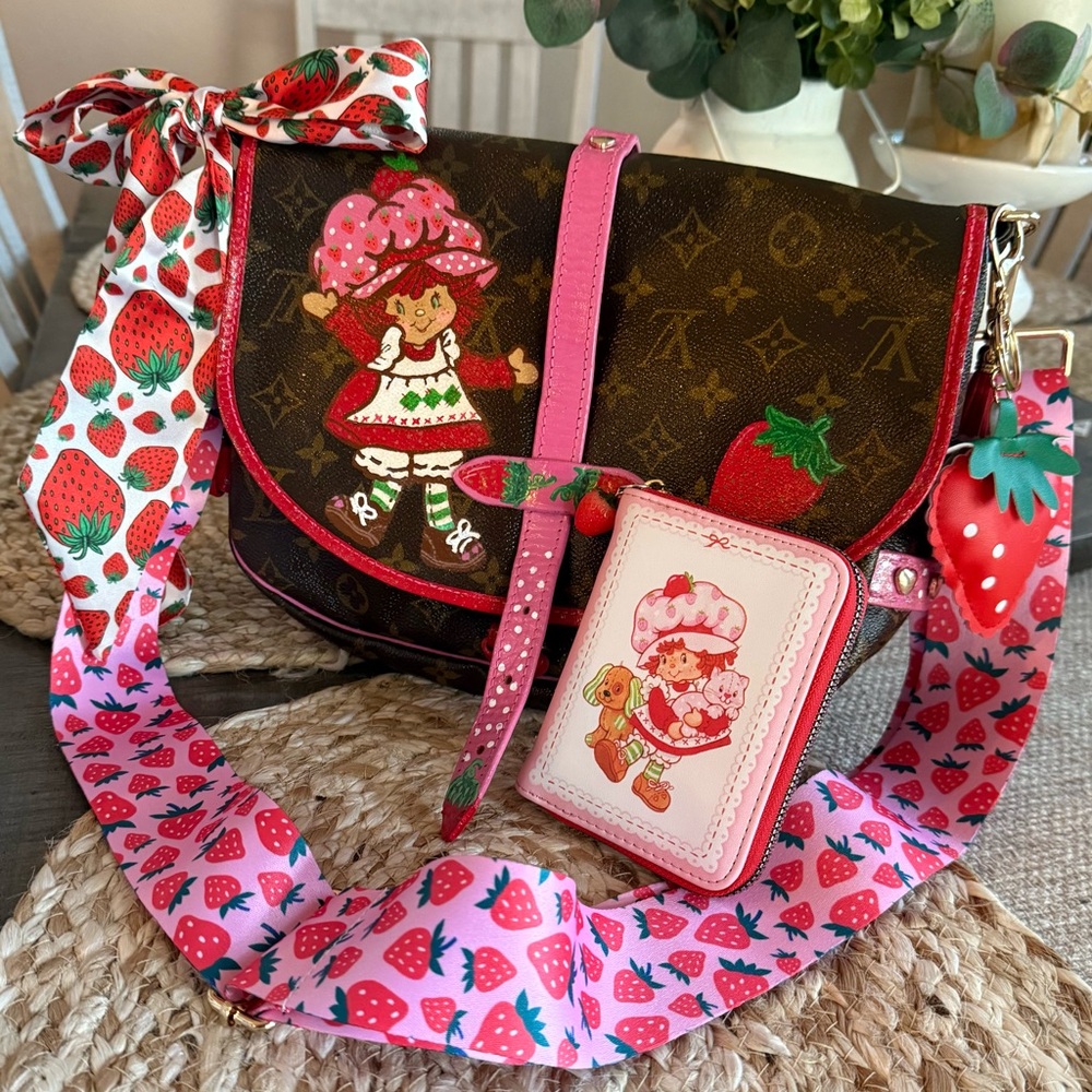 Louis Vuitton Strawberry Themed Bag